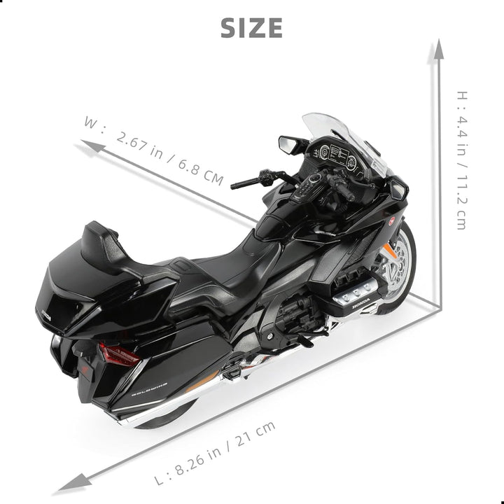 1:12 Motorrad Modell kompatibel für Honda Glodwing Legierung Diecast Motorrad Modell Spielzeug Mini