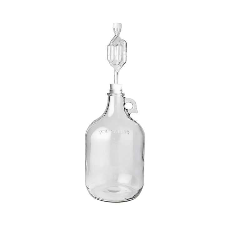 Home Brew 2118551 Ohio Weingärer aus Glas, inkl. Gummistopfen und Luftschloss, ca. 45 l