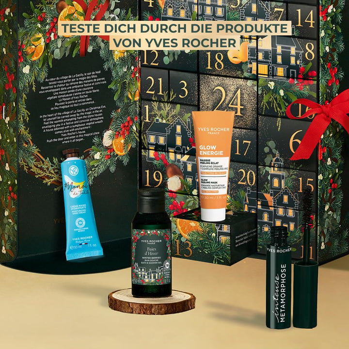 Yves Rocher Kosmetik & Beauty Adventskalender - Geschenk mit 24 Überraschungen: Gesichtspflege, Make