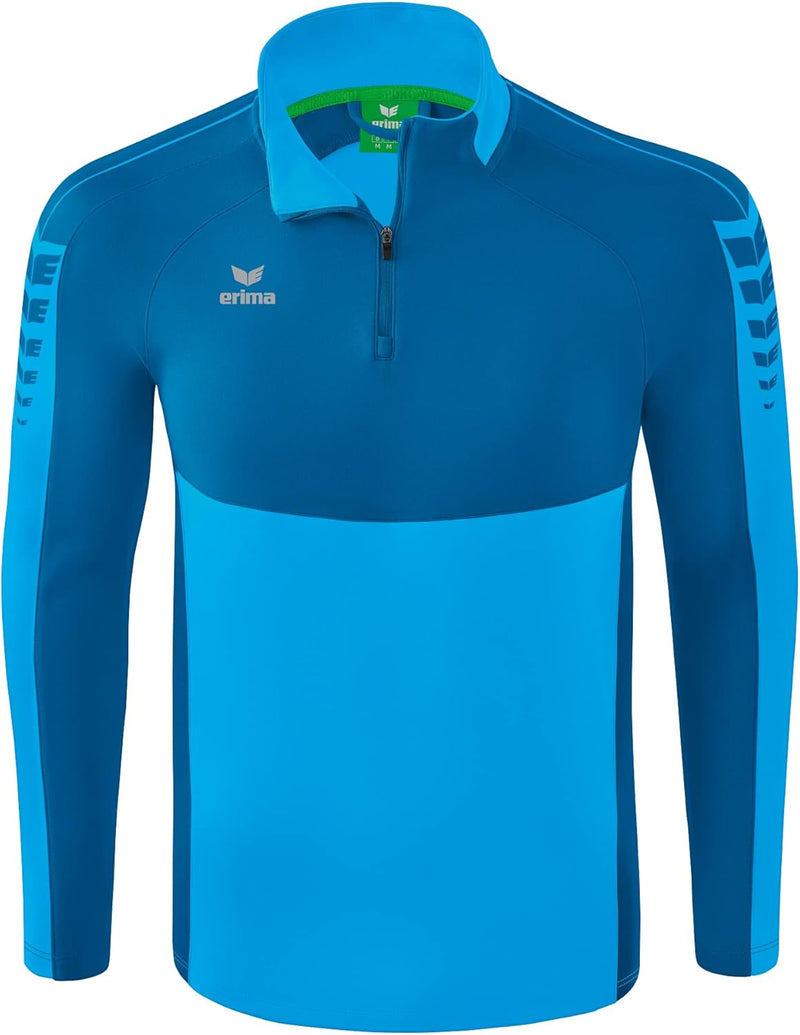 Erima Unisex Six Wings Trainings Top S Curacao/Mykonos, S Curacao/Mykonos