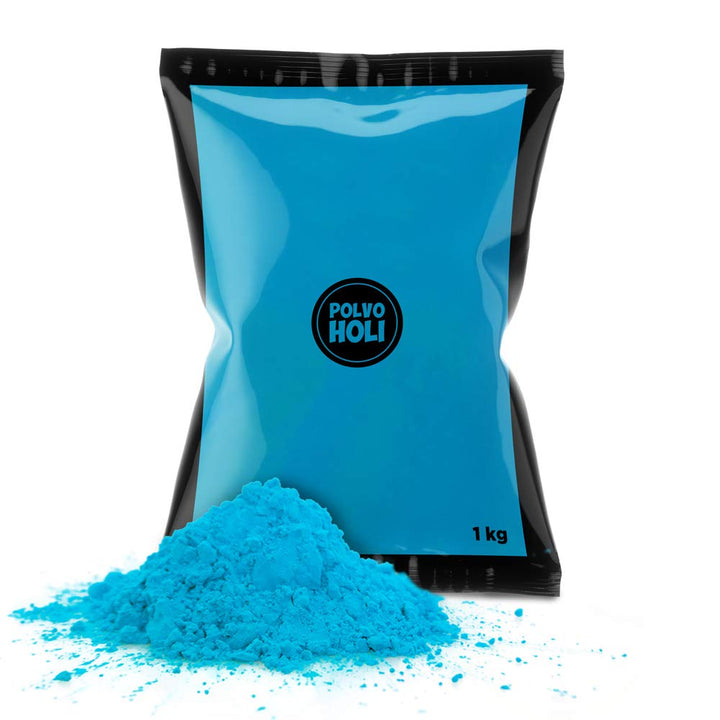 POLVO HOLI - 1KG Holi Pulver (Hellblau)