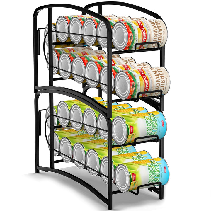 Bomclap Rollen Dosenspender Dosenhalter Kühlschrank Organizer, 2er Set Kühlschrank Dosenspender für