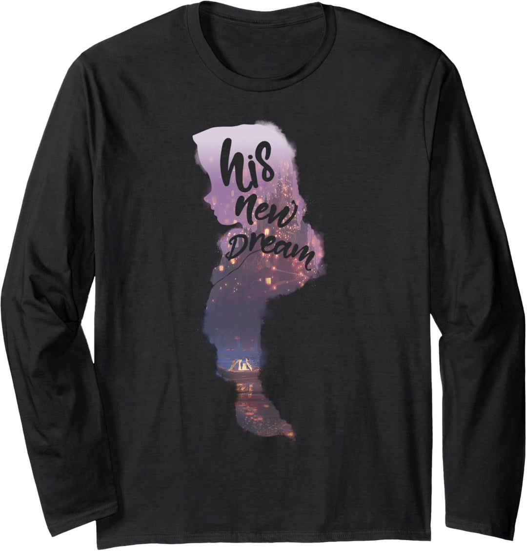 Disney Tangled Rapunzel His New Dream Silhouette Fill Langarmshirt