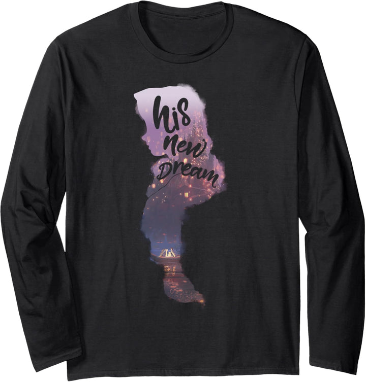 Disney Tangled Rapunzel His New Dream Silhouette Fill Langarmshirt