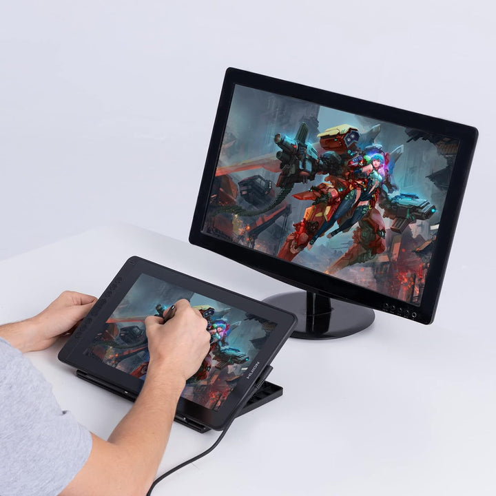 HUION Kamvas 13 Grafiktablett mit Display, 13,3 Zoll Volllaminatbildschirm Pen Display, 8 programmie