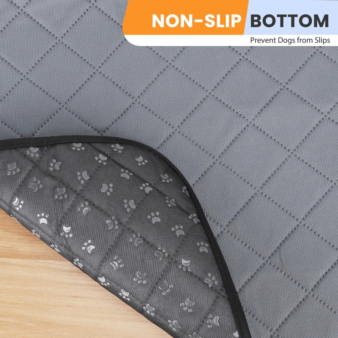 Nobleza 2 Stück Welpenunterlagen Waschbar, 90 x 80 cm Wiederverwendbare Matten für Hunde, Schnell Ab