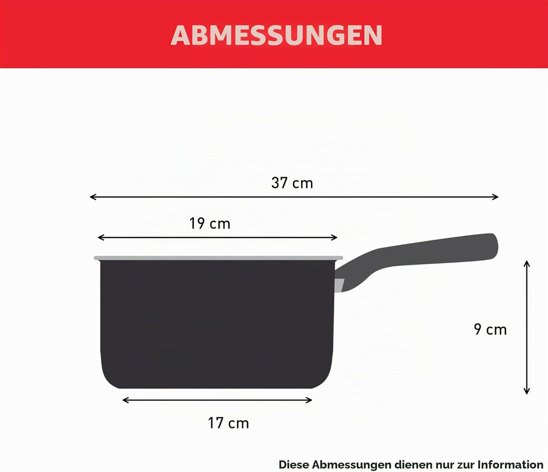 Tefal Comfort Max C9732304 Edelstahl-Kochtopf mit Glasdeckel, langlebiges Kochgeschirr für gesundes