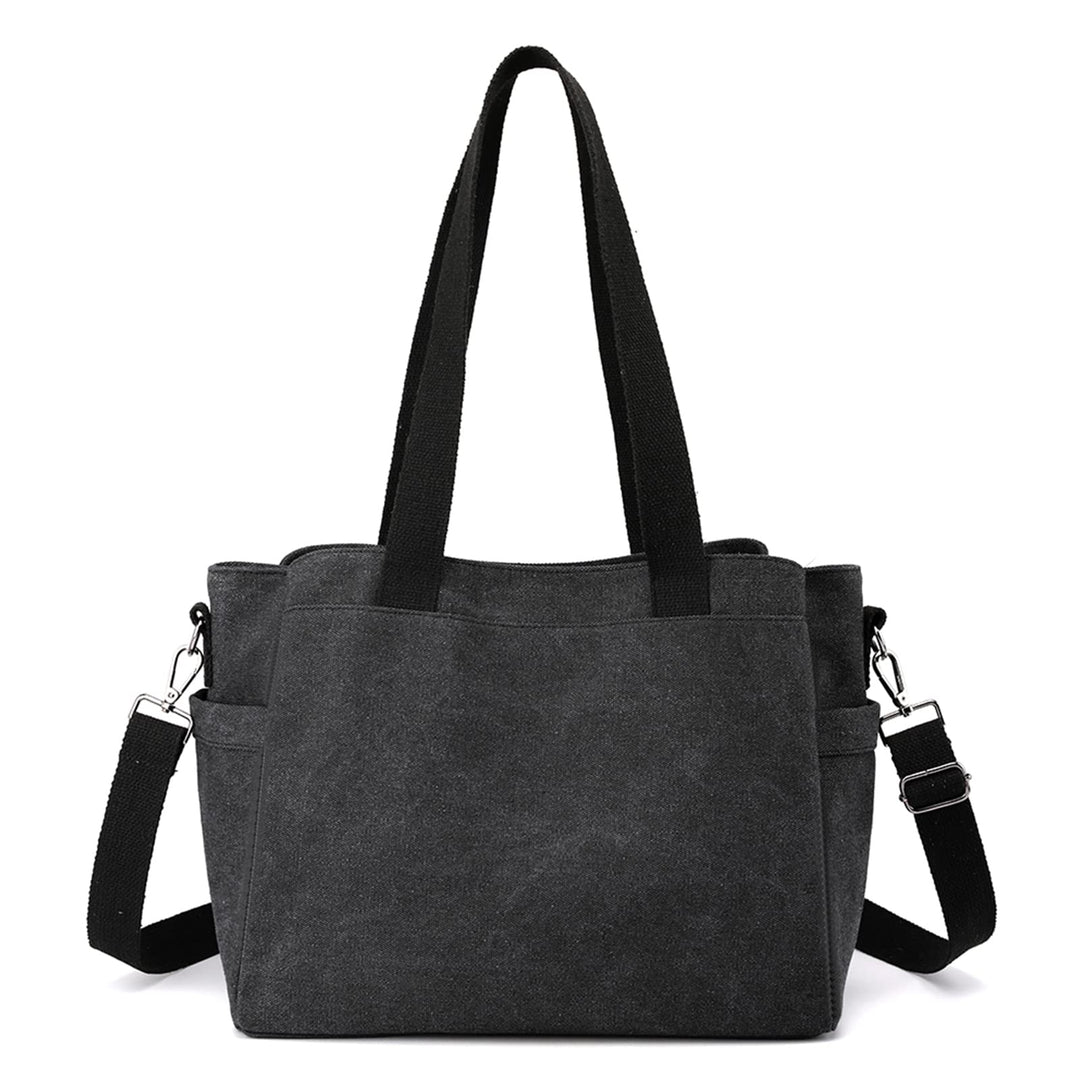 CORIOS Damen Schultertasche Canvas Handtasche Casual Tragetasche Grosse Kapazität Umhängetasche Mult