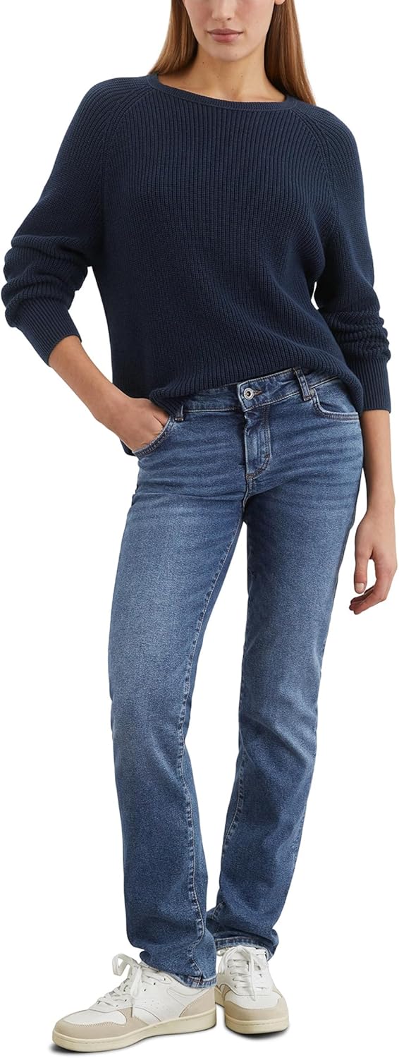Marc O'Polo Damen Pullover Sweater XXS Blau, XXS Blau