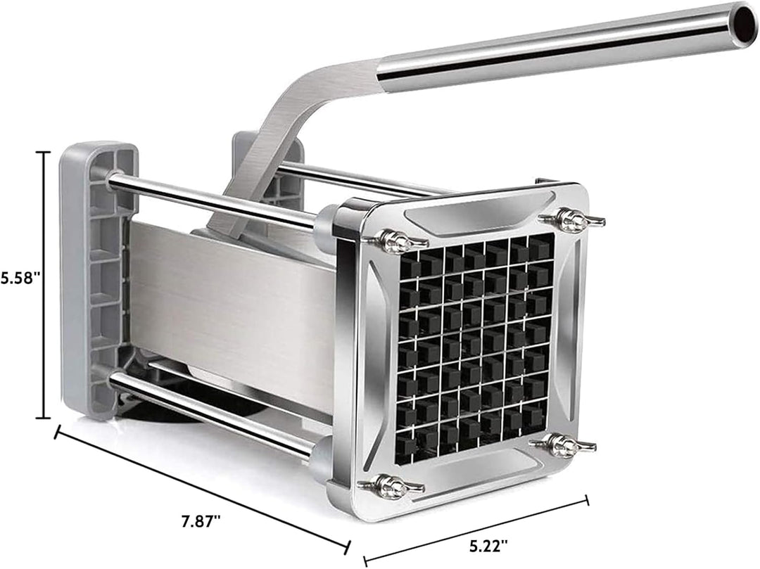 Pommes Frites Schneider, Sopito Pommesschneider Edelstahl Professioneller French Fries Cutter mit 12