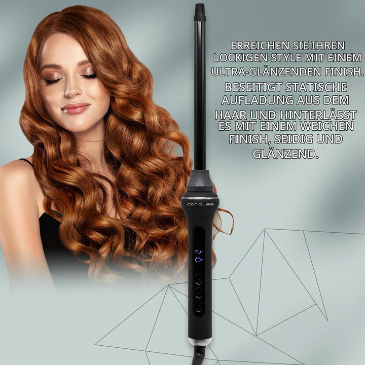 Corioliss Style Stick Digital Lockenstab Schwarz Soft Touch