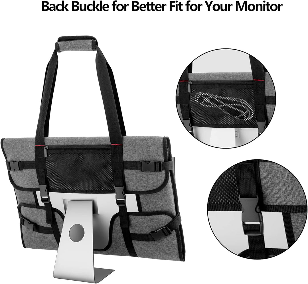 Trunab Monitortasche IMac-Transport Kompatibel mit iMac 21.5'' 24'' Monitor 24'', Abdeckung Schutz i