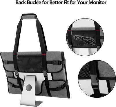 Trunab Monitortasche IMac-Transport Kompatibel mit iMac 21.5'' 24'' Monitor 24'', Abdeckung Schutz i