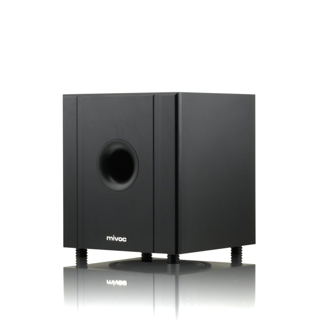 mivoc SW1100A schwarz, aktiver Subwoofer, Aktivsubwoofer - Preis-/Leistungssieger Audio Video Foto 1