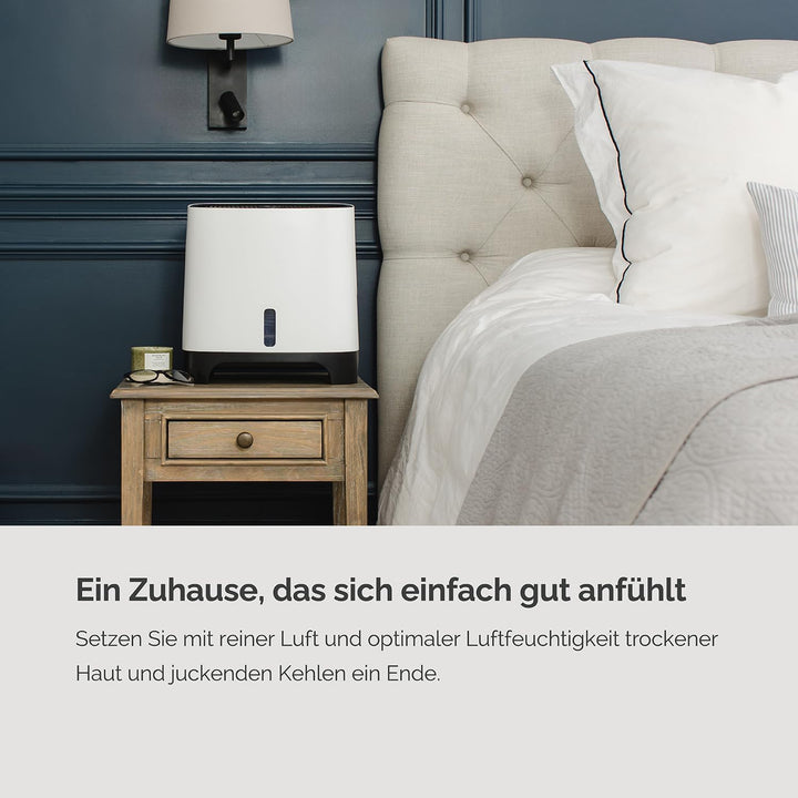Meaco Armin 680 ml Verdunstungsbefeuchter für Zimmer mit zu 89 m2, grosser 4,7 L Tank, für weiches u