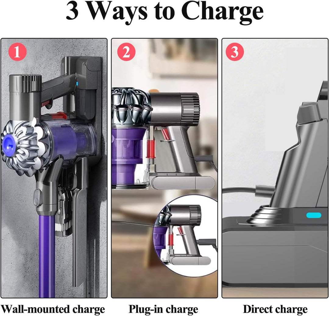 DTK Ersatzakku für Dyson V6 Akku Kompatibel mit V6 Fluffy Animal Absolute Motorhead Trigger SV03 SV0