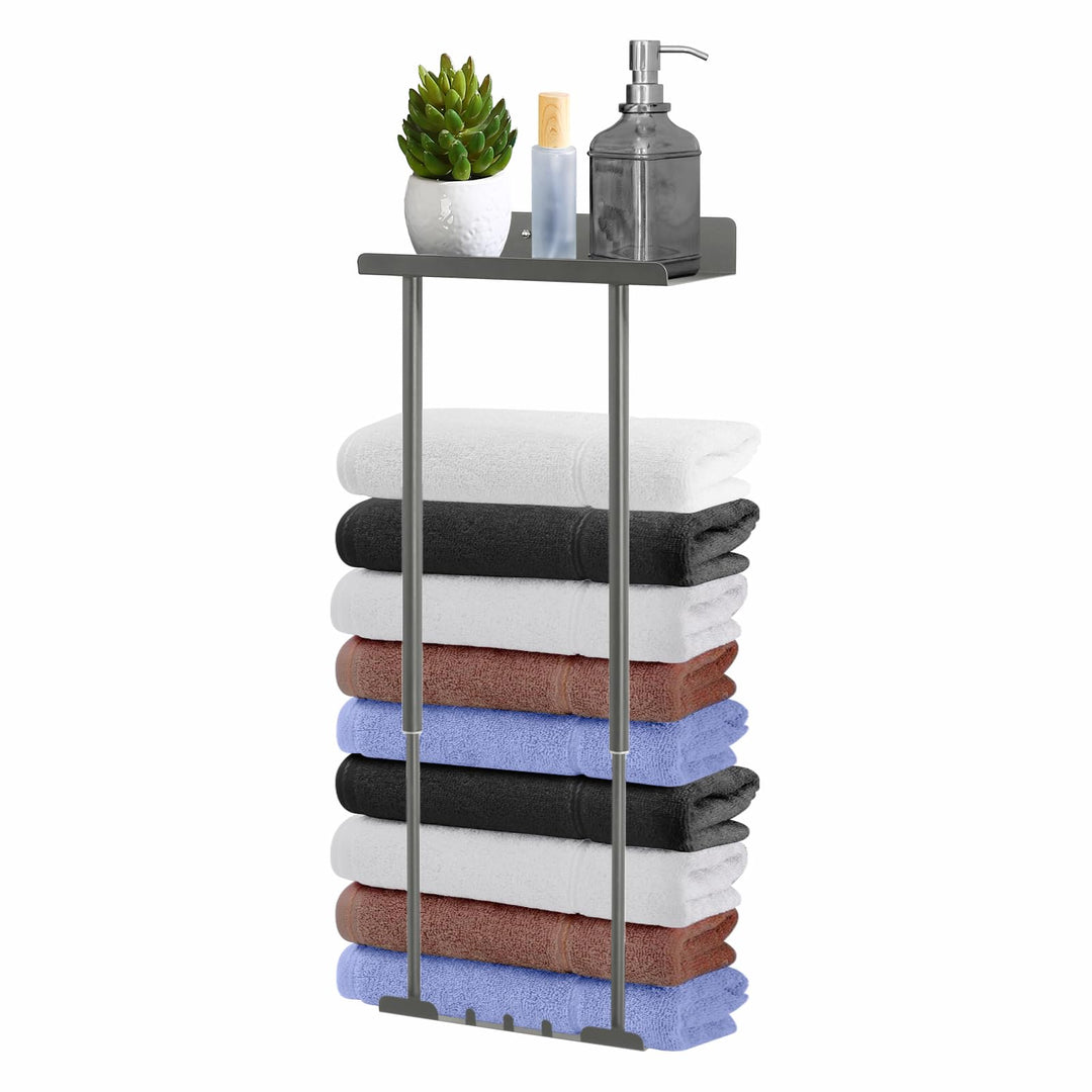 Handtuchhalter Ohne Bohren Handtuchhalter Bad Ausziehbar 41-75CM Handtuchstange Wand Badetuchhalter