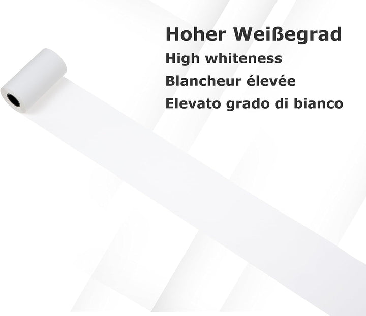 HeiGroup - HeiPOS 20x Thermorollen BPA frei (B/Ø) 80mm / 80mm - Länge 80m, Kern Ø 12mm, Flächengewic