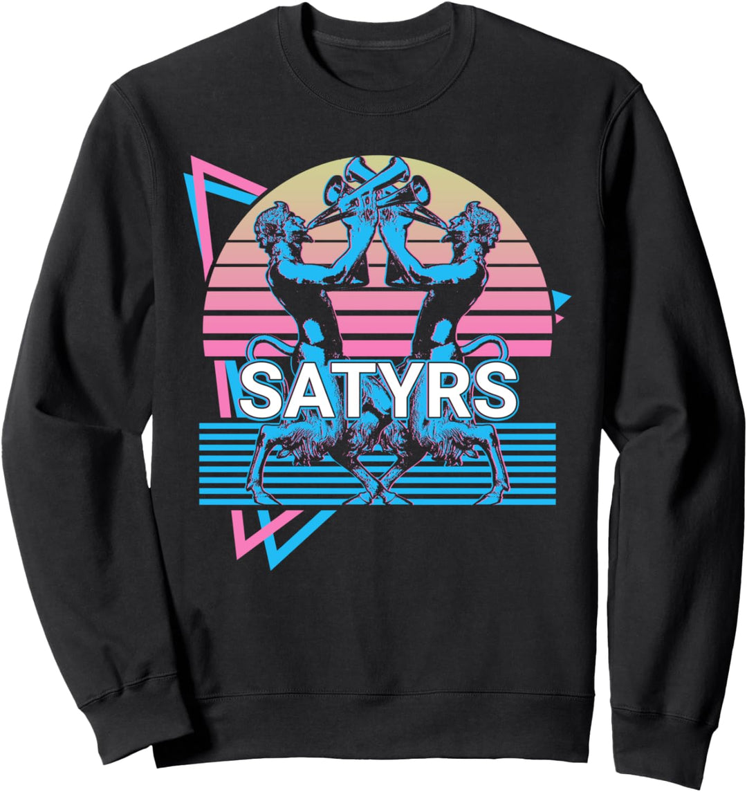 Satyrs Fauns Mythical Creature Antike griechische Mythologie Retro Sweatshirt