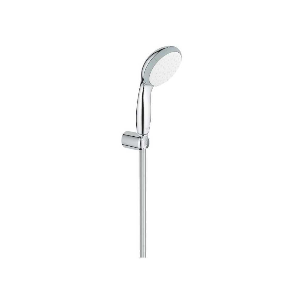 Grohe Vitalio Go 100, Brause-und Duschsysteme - Wandhalterset, 1 Strahlart, chrom, 26198000 Silber,