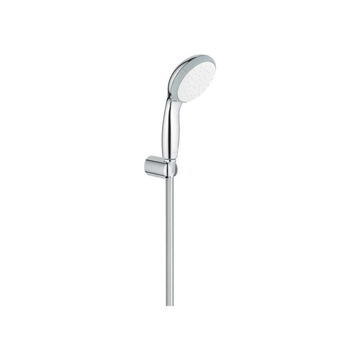 Grohe Vitalio Go 100, Brause-und Duschsysteme - Wandhalterset, 1 Strahlart, chrom, 26198000 Silber,