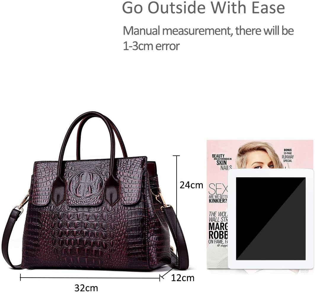 NICOLE &amp; DORIS Taschen Handtaschen designer taschen Krokodil Top umhängetasche luxuriöse ledertasche