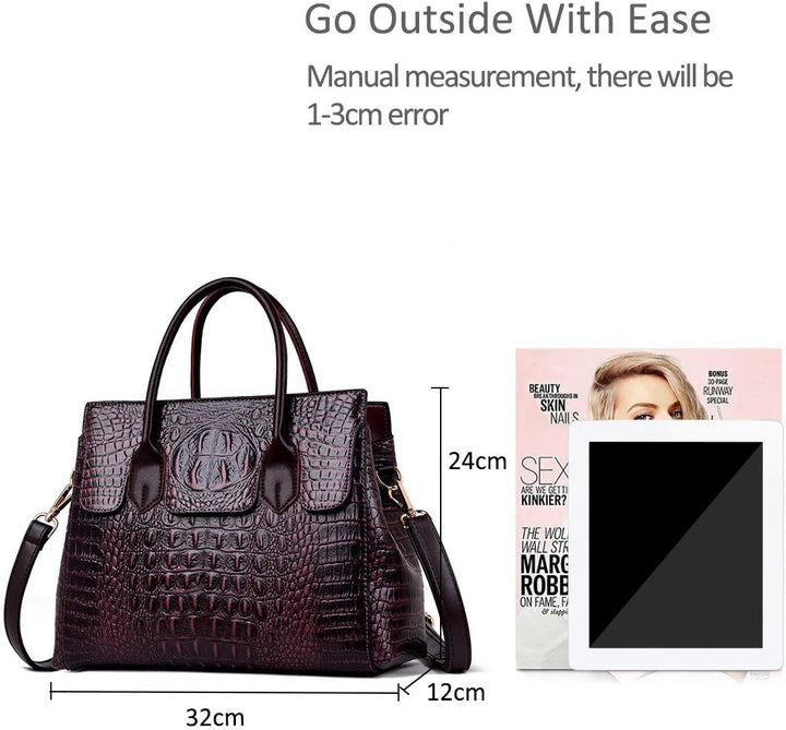NICOLE &amp; DORIS Taschen Handtaschen designer taschen Krokodil Top umhängetasche luxuriöse ledertasche