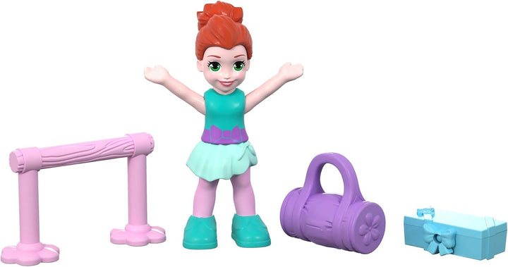 Mattel Polly Pocket FWN41 Tiny Places Lilas Ballettaufführung