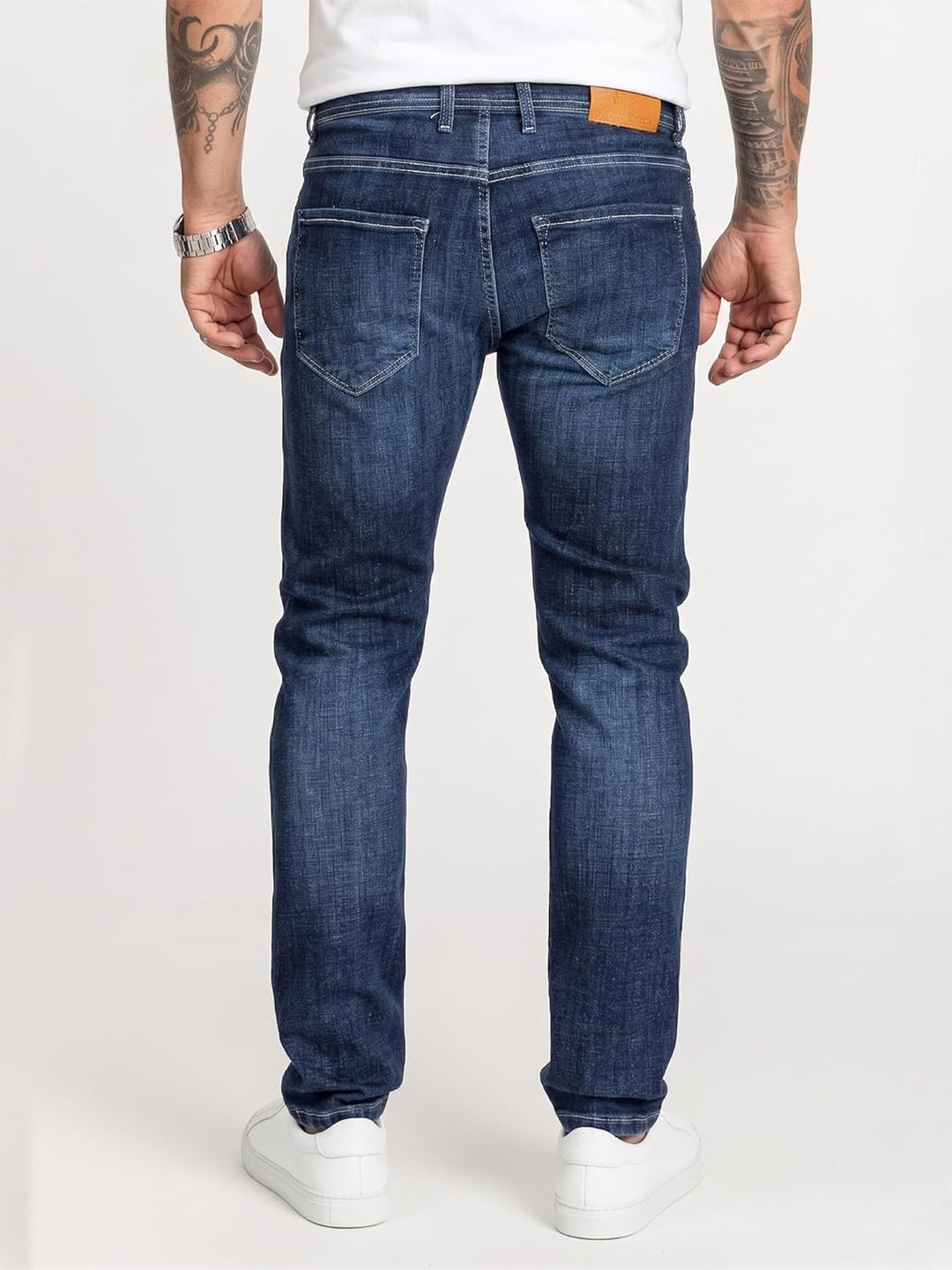 Rock Creek Herren Designer Jeans Denim Blau Hose Herrenjeans RC-2098 W29-W44 29W / 30L Rc-2411-blau,