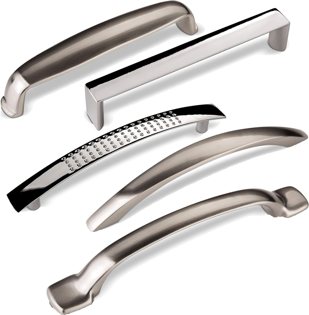 10x SO-TECH® Möbelgriff Küchengriff Schrankgriff Schubladengriff "Doron" Edelstahl Finish BA 128 10