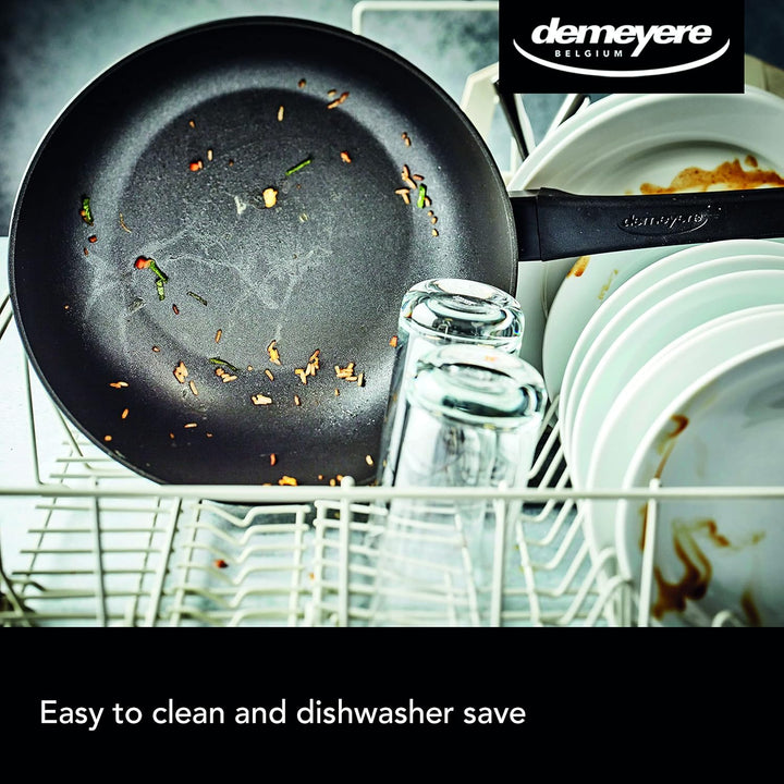 demeyere Alu Classico 3 Duraslide® Hochwertiger Wok fuer Induktion und alle anderen Herdarten, Antih