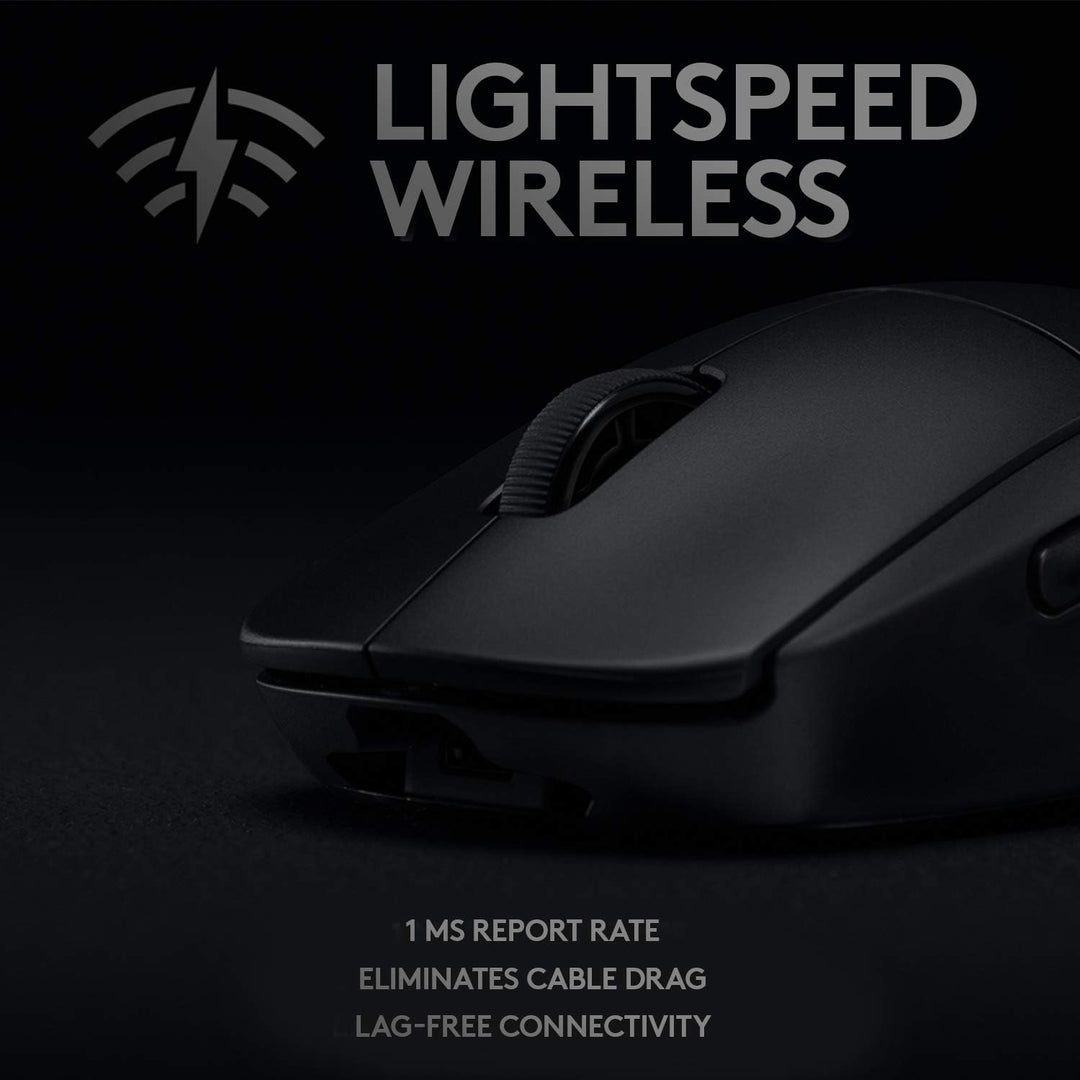 Logitech G PRO Wireless Gaming-Maus mit HERO 25K DPI Sensor, RGB-Beleuchtung, 4-8 programmierbare Ta