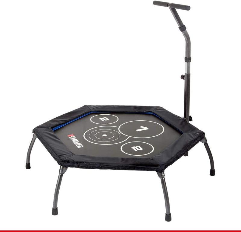 Hammer Fitness-Trampolin Cross Jump, 98 cm Sprungfläche, leistungsstark bis 130 kg