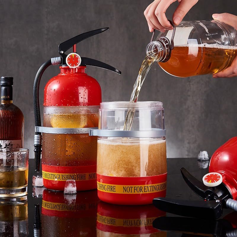2L Wine Trinken Dispenser Feuer LöScher AusgiessEr Partei Wasser FäSser GeträNke Liquor Bar ZubehöR