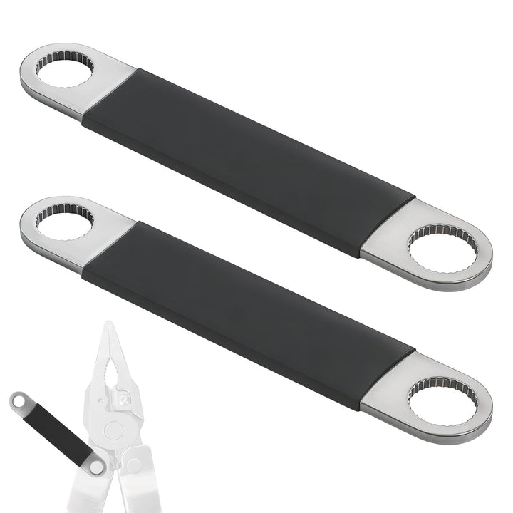 2er-Pack Rändelmutter-Entfernungsschlüssel-Set für Multi-Tool-Demontage, mittleres & grosses Edelsta