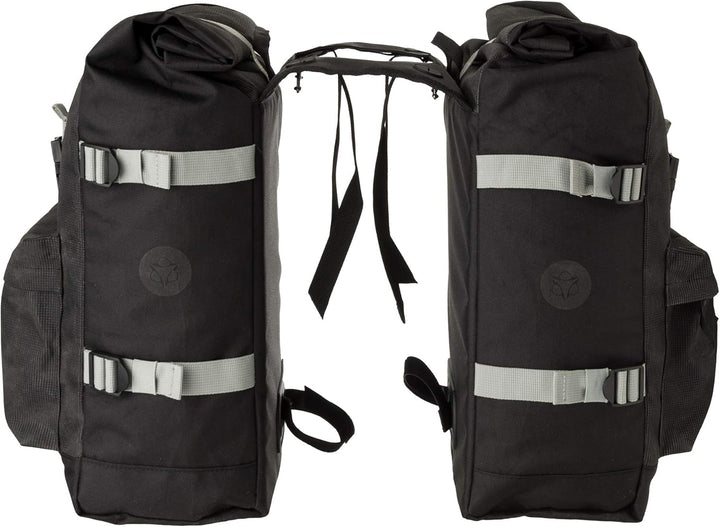 AGU H2O Roll-Top Doppelte Fahrradtasche II Urban MIK 28 Silber, 28 Silber
