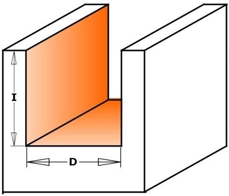 CMT Orange Tools 911.200.11 – Fräser Gerade HM S 8 D 20 x 20