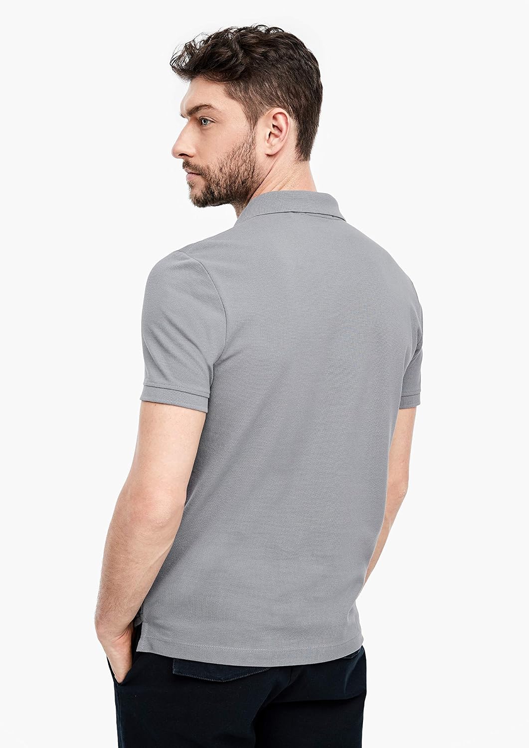 s.Oliver Herren Polohemd, Grau