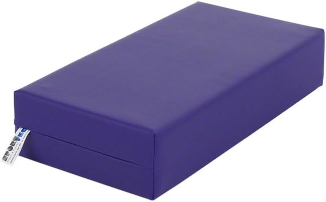 Sport-Tec Stufen-Lagerungskissen Stufenlagerungswürfel Lagerungswürfel 50x25x10 cm Blau, Blau