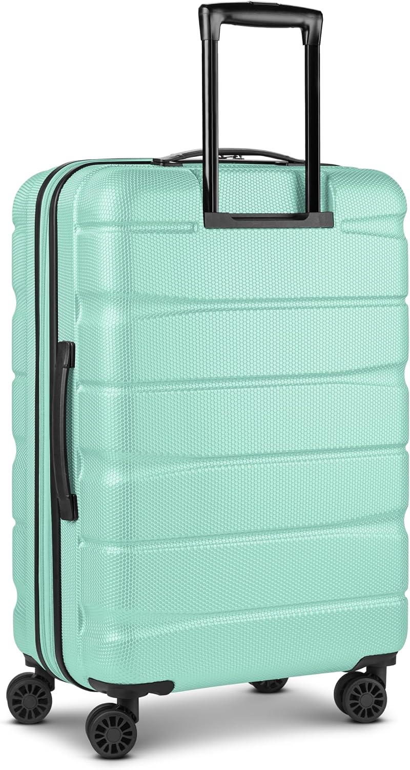 Franky Munich 4.0 Koffer Set | Trolley Hartgepäck - Handgepäck Koffer mit 4 Rollen Einer Dehnfalte,