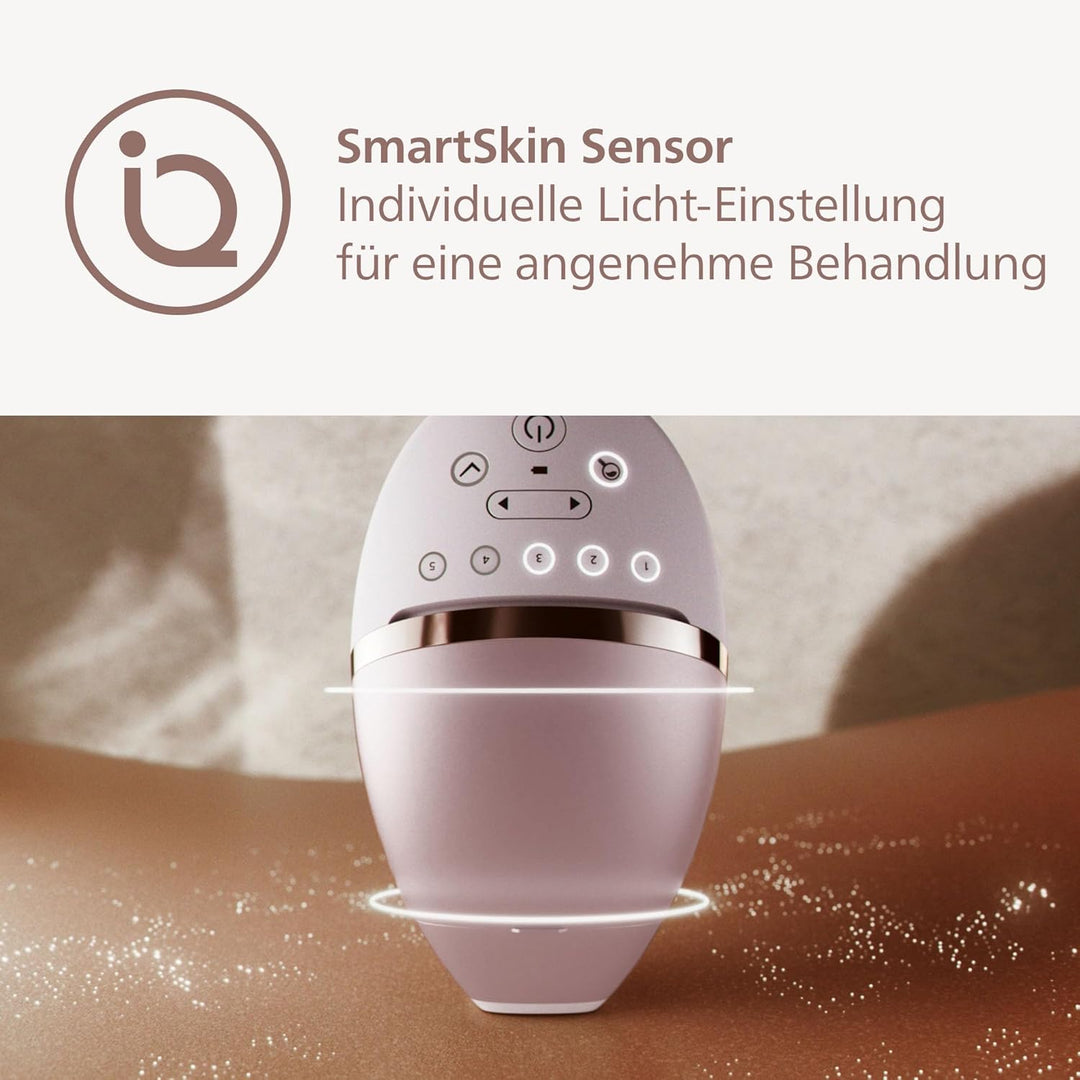 Philips Lumea IPL-Haarentfernung 9000 Series BRI957 - Lichtbasierte, kabellose Haarentfernung für la
