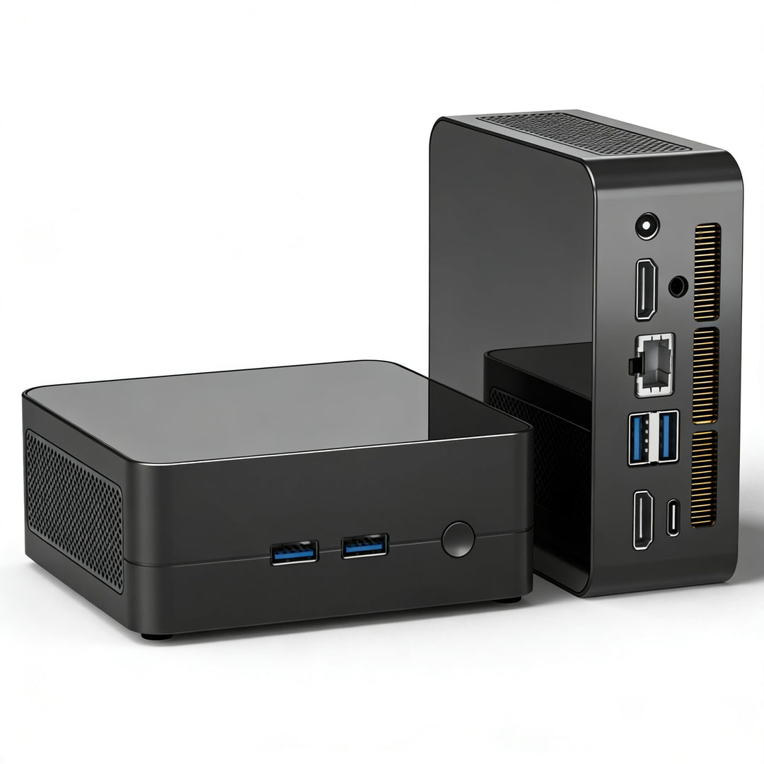 Ryzen 5625U Mini-PC Ryzen 6-Kern 12-Thread (bis zu 4,3 GHz) All-in-One-PC Windows 11 Pro / WiFi / Bl
