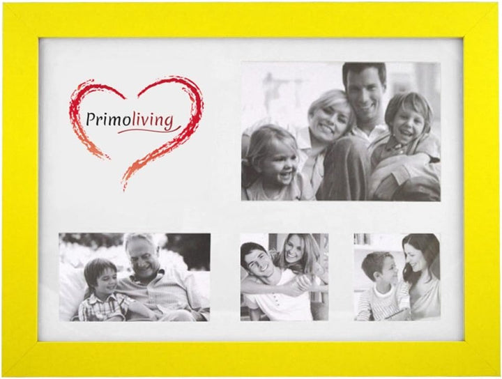 PrimoLiving Knietablett mit Fotorahmen - 43 x 32,5 x 8 cm – Tablett als Laptopunterlage – Sofa oder