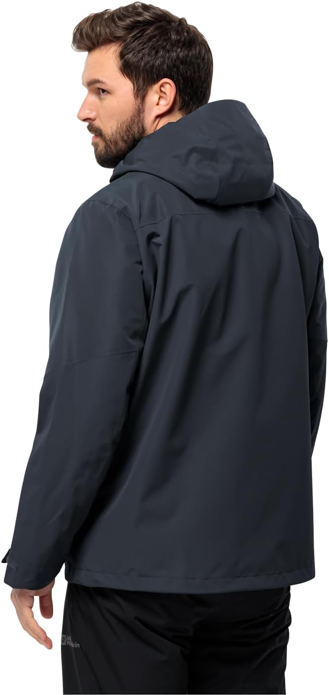 Jack Wolfskin Herren Glaabach 3in1 Jkt M Jacket, night blue