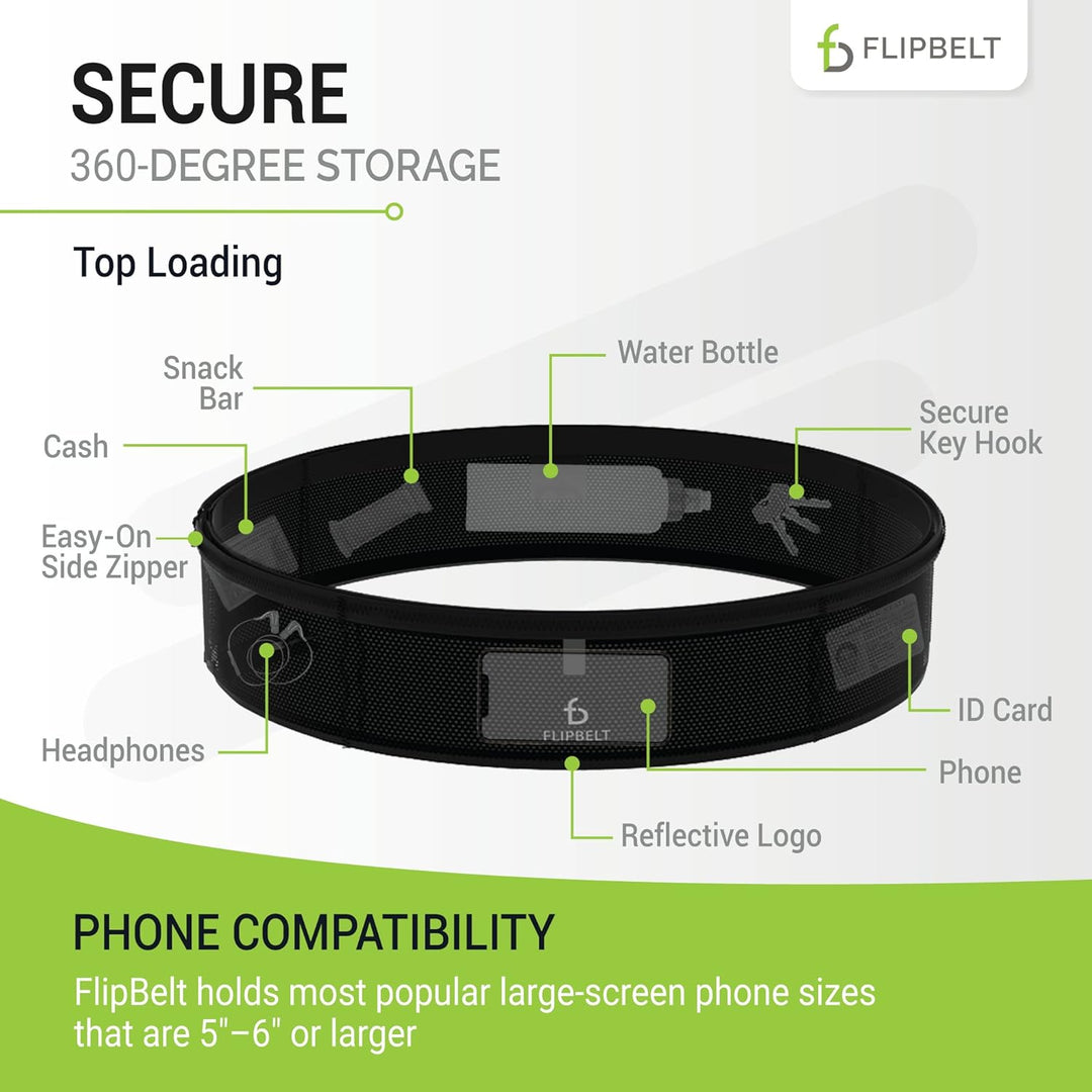 FlipBelt Luft, Schwarz, Small S Schwarz, S Schwarz