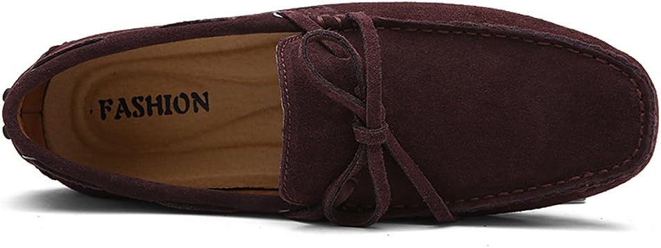 Herren Weich Wildleder Fahrschuhe Halbschuhe Handgefertigt Moccasin Slippers Grosse Grösse 44.5 EU K