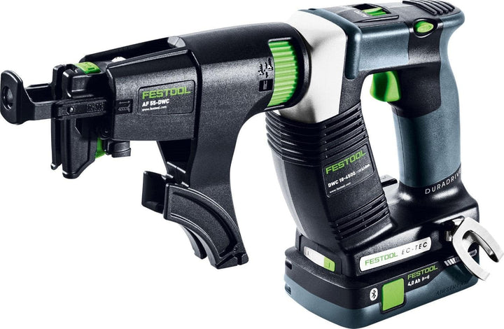 Festool Akku-Bauschrauber DWC 18-4500 I-Plus Organizer Edition DURADRIVE (mit Akkupacks, Schnelllade