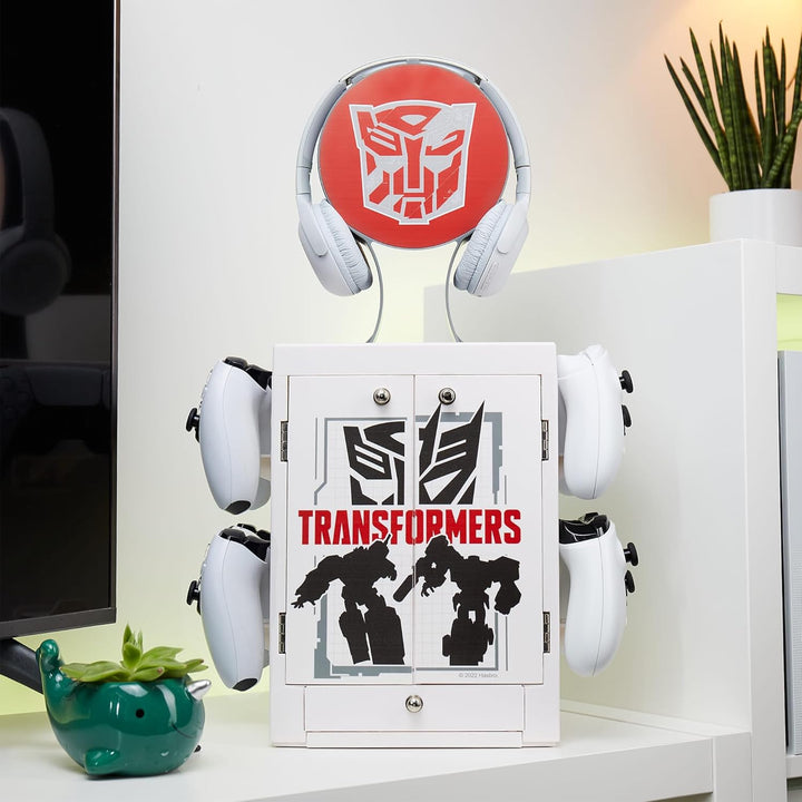 Numskull Offizieller Transformers Gaming Locker Controller Halter & Headset Ständer für PS5, Xbox Se