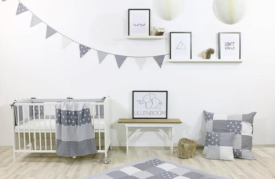 ULLENBOOM Kissenbezug 80x80 Baby - Kopfkissenbezug aus 100% Oeko-TEX Baumwolle - Auch als Baby Bettw