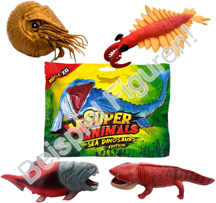Generisch DeAgostini Super Animals Figur - Sea Dinosaurs Edition - Sammelfigur Sea Dino - Auswahl (4
